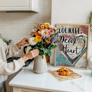 Courage, Dear Heart Art Print