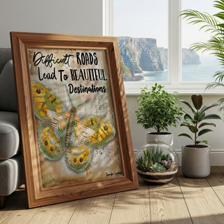 Beautiful Destinations Butterfly Art Print