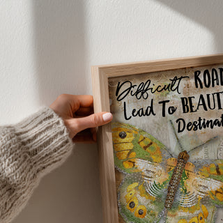 Beautiful Destinations Butterfly Art Print