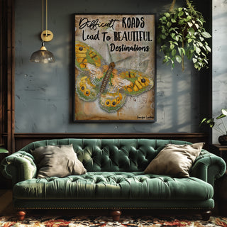 Beautiful Destinations Butterfly Art Print