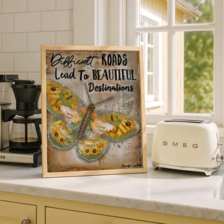 Beautiful Destinations Butterfly Art Print