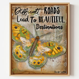Beautiful Destinations Butterfly Art Print