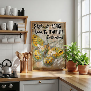 Beautiful Destinations Butterfly Art Print