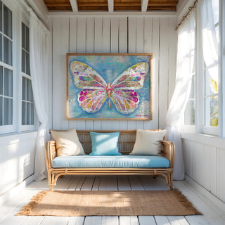 Dreamy Summer Butterfly Art Print