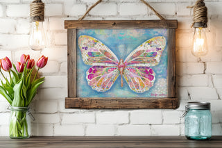 Dreamy Summer Butterfly Art Print