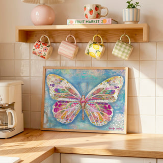 Dreamy Summer Butterfly Art Print