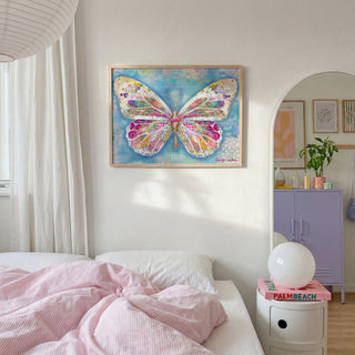 Dreamy Summer Butterfly Art Print