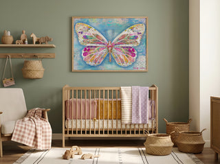 Dreamy Summer Butterfly Art Print