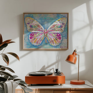 Dreamy Summer Butterfly Art Print