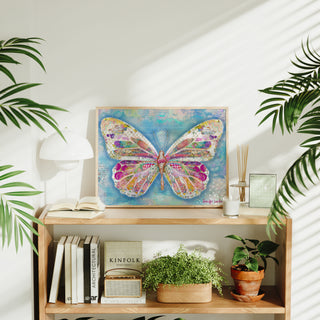 Dreamy Summer Butterfly Art Print