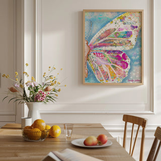 Dreamy Summer Butterfly Wing Art Print