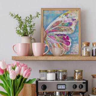 Dreamy Summer Butterfly Wing Art Print
