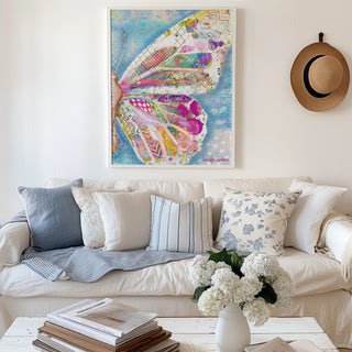 Dreamy Summer Butterfly Wing Art Print