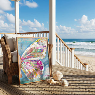 Dreamy Summer Butterfly Wing Art Print