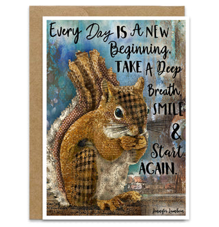 Every Day Squirrel Greeting Card