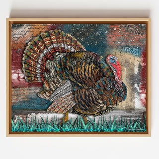 Fab Turkey Art Print - Boho Cottage Farmhouse Thanksgiving Bird