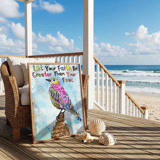 Faith Bird Art Print