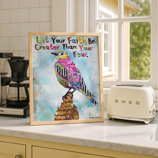 Faith Bird Art Print
