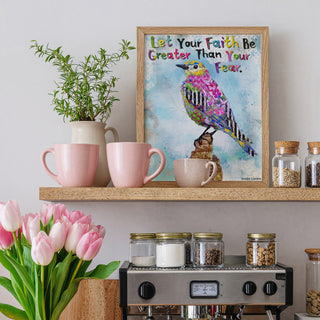 Faith Bird Art Print