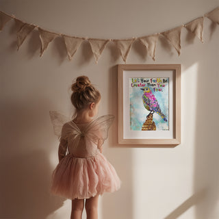 Faith Bird Art Print