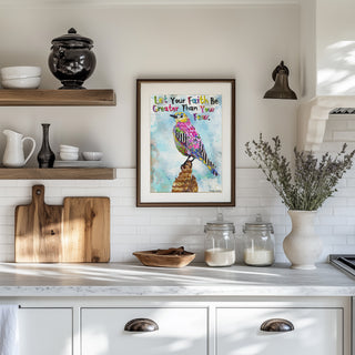 Faith Bird Art Print