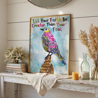 Faith Bird Art Print