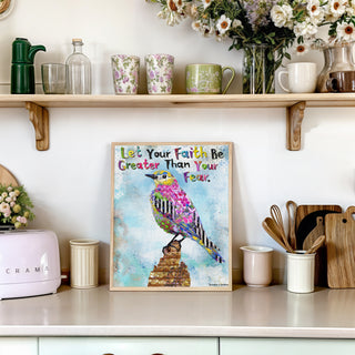 Faith Bird Art Print