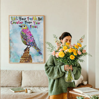 Faith Bird Art Print