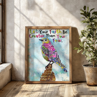 Faith Bird Art Print