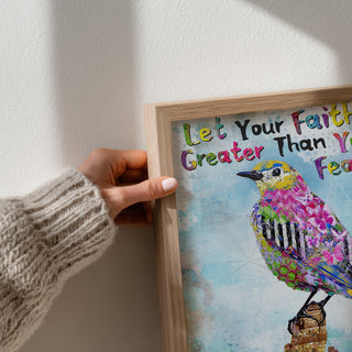 Faith Bird Art Print