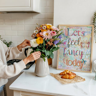Let's Feel Fancy Art Print
