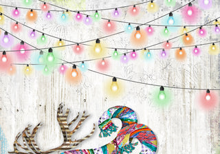 Feeling Festive Reindeer Art Print