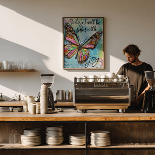 Joy Butterfly Art Print
