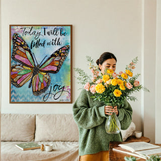 Joy Butterfly Art Print