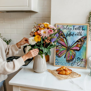 Joy Butterfly Art Print