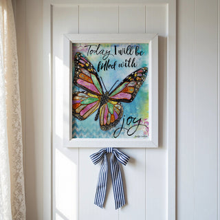 Joy Butterfly Art Print