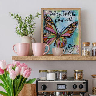 Joy Butterfly Art Print