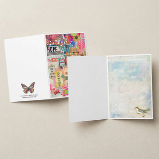 Find Your Happy Collage Greeting Card