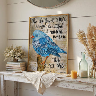 Be The Flawed Bird Art Print