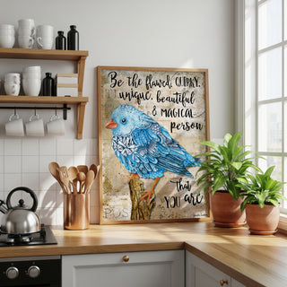 Be The Flawed Bird Art Print