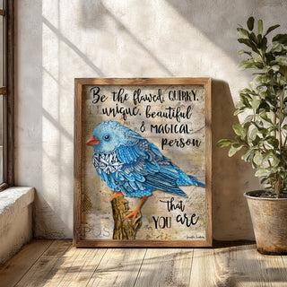 Be The Flawed Bird Art Print