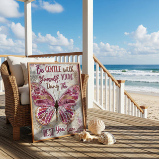 Be Gentle Butterfly Art Print