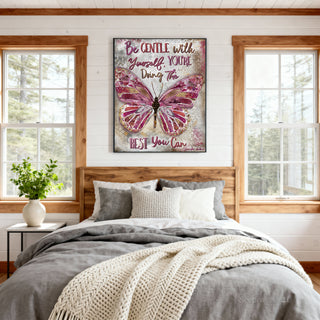 Be Gentle Butterfly Art Print