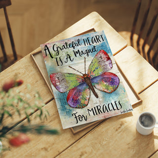 Grateful Heart Butterfly Art Print