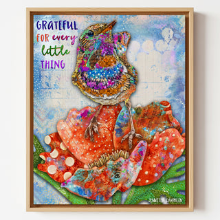 Grateful Bright Bird Art Print