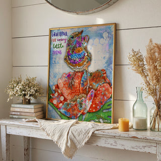 Grateful Bright Bird Art Print