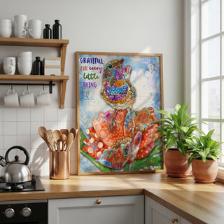 Grateful Bright Bird Art Print