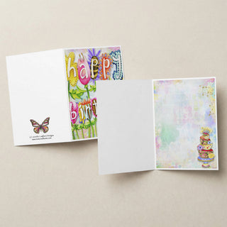 Happy Birthday Wildflowers Greeting Card