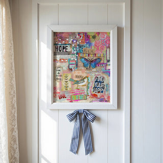 Find Your Happy Collage Art Print