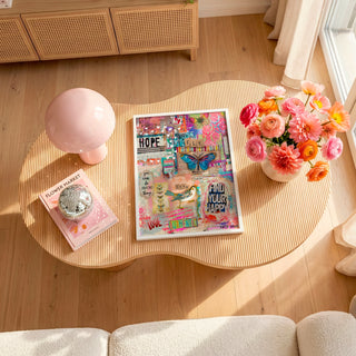 Find Your Happy Collage Art Print